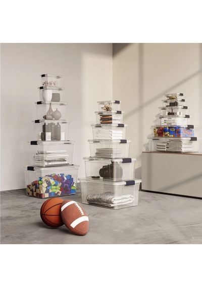 3. 2 L Şeffaf Kilitli Saklama Kutusu 248x170x120 Mm Diğer