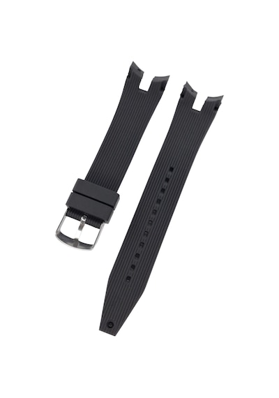 Seiko Sportura Snaf28 Uyumlu Silikon Saat Kordonu Siyah