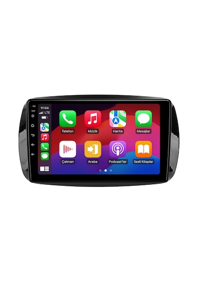 Smart Forfour 2015-2019 Android Multimedya Carplay Android Auto Navigasyon Kameralı 8gb Ram 64gb 9"