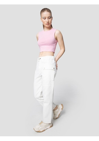 LOFT Crop Kadın Atlet Lf2032011 Q1.v1 Pembe