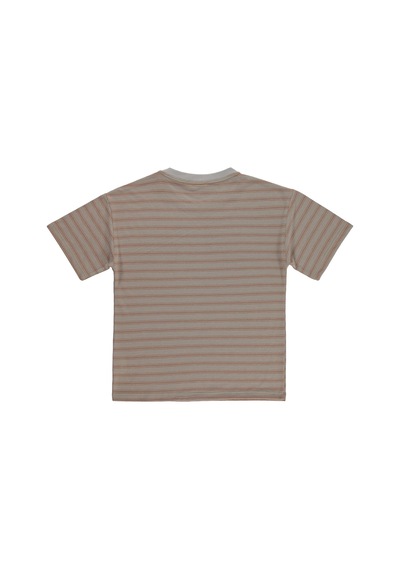 Civil Boys Jakar Çizgili 6-9 Yaş Tişört - Kahve 18785466226S1