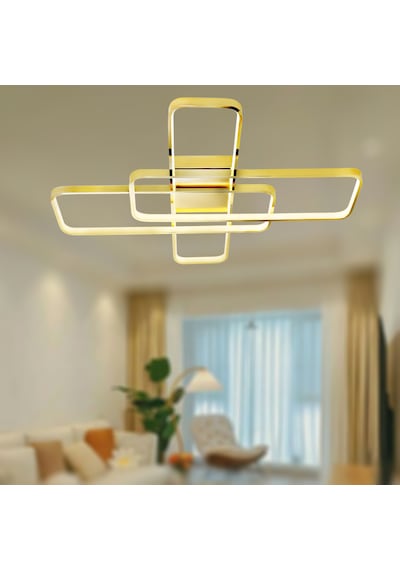 Tt040-sr Tt Ayd. Beyaz Işık Sarı Kaplama Plofonyer Led Avize SARI