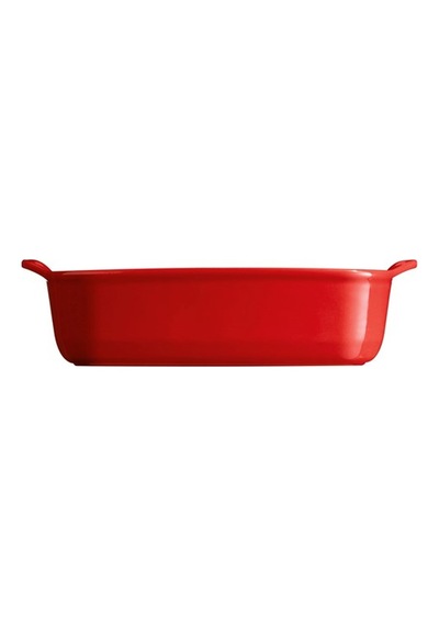 Emile Henry Fırın Kabı Dikdörtgen 22 x 14 cm Kırmızı/Burgundy Kırmızı