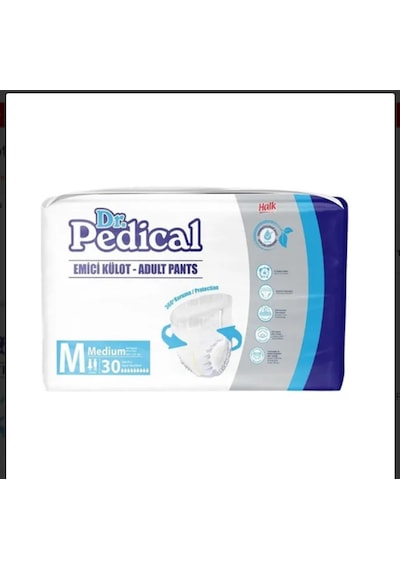 Hasta Bezi Emici Külot Large 4 Paket 120 Adet M