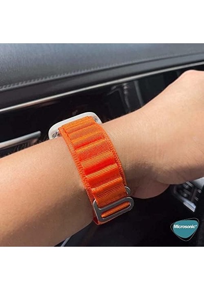 Samsung Galaxy  Uyumlu  Watch 6 Classic 47mm İçin Kordon Alpine Loop Siyah