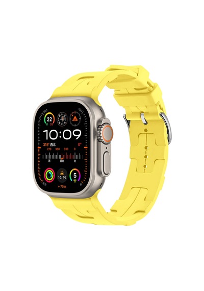 Watch Ultra 49mm Krd-92 Uyumlu Nrtk Kordon-sarı