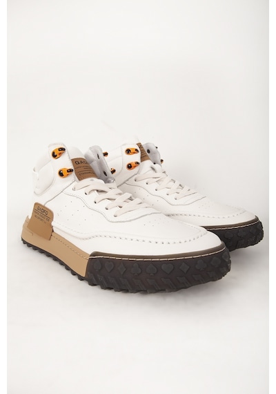 Beyaz Guja 501 Yüksek Bilek Erkek Sneaker Beyaz