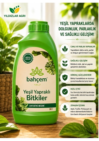 Gübretaş Bahçem Yeşil Yapraklılar 500cc 500 CC