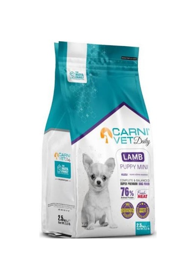 Carni Vet Daily Puppy Mini Kuzulu Küçük Irk Yavru Köpek Maması 2.5 Kg