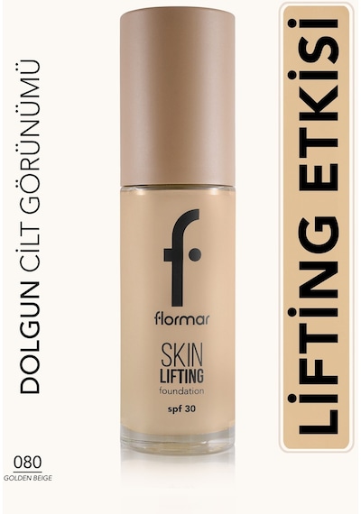 Flormar Skin Lifting SPF'li  Fondöten 080 Golden Beige