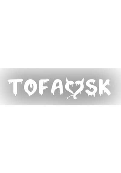 Tofaşk Araba Sticker 17x17 Cm Beyaz
