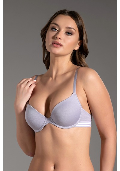 Newbra Penye Push-up Sütyen - Lila