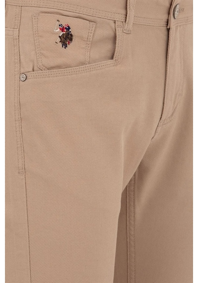 U.S. Polo Assn. Erkek Likralı Pantolon 1600040 Camel