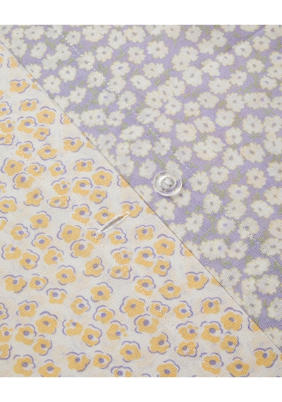 English Home Daisy Touch Kolay Ütülenir Tek Kişilik Nevresim Seti 160x220 Cm Lila-turuncu