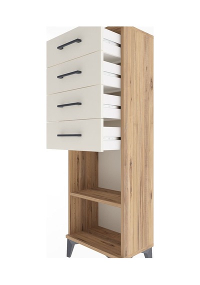 Arges Dolap Tek Raflı 4 Çekmeceli 44x30x134 Çam-aytaşı Atlas Çam Arges Dolap Tek Raflı 4 Çekmeceli 44x30x134 Çam-aytaşı Atlas Çam
