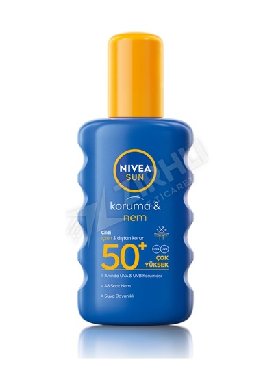 4 Adet Nivea Sun Koruma & Nemlendirici 50+ Sprey 200 Ml