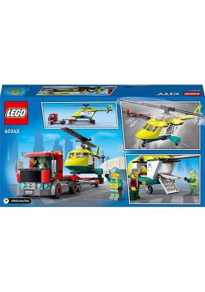 LEGO® City 60343 Kurtarma Helikopteri Nakliyesi 215 Parça