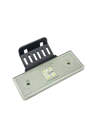 12v-24v Yan Park Lambası Dorse Side Marker Beyaz 4 Ledli 110 42 Mm E9