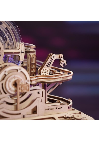 Rokr Egc01 Gear Ball Challenge Dıy Minyatür Maket Model Seti Ahşap 3d Wooden Puzzle 3d Model Kit Detaylı Dekoratif Hobi Seti Ahşap Maket