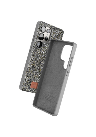 Onegif Samsung Galaxy S25 Ultra Bright Simli Kapak - Gümüş 0.2M-Çok Renkli