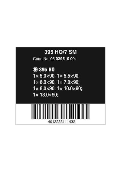 Wera 395 Ho7 Sm Lokma Tornavida Seti 05029510001