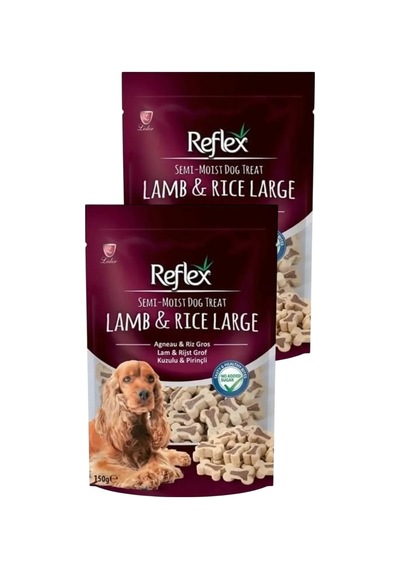Semi Moist Kuzulu Ve Pirinçli Large Yarı Yumuşak Köpek Ödül Maması 150 Gr İkili Paket