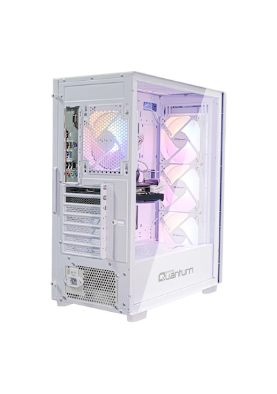 Quantum Gaming Snapfire White 650w 4 Fanlı Mesh Beyaz Gaming Masaüstü Kasa