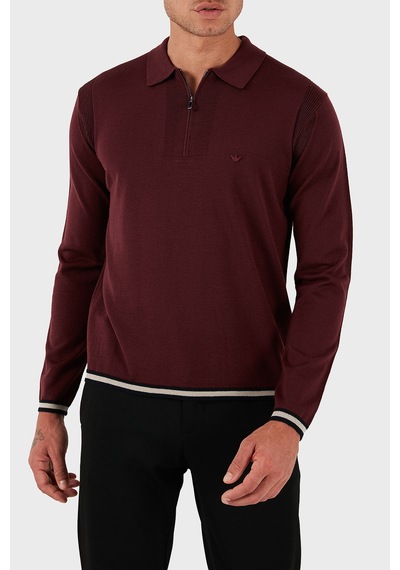 Emporio Armani Erkek Kazak Em001512 Af14158 U5086 Bordo Bordo