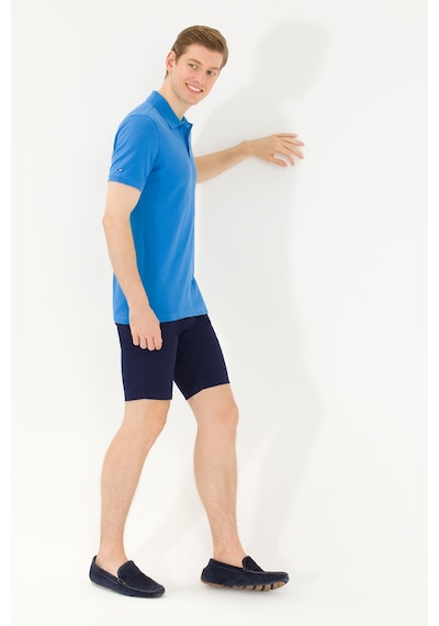 U.S. Polo Assn. Erkek Saks Basic Polo Yaka Tişört 50263238-VR045