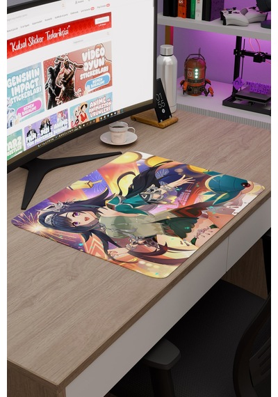 Lan Yan Genshin Impact Anime Oyuncu V2 - 48x40 Xl Gaming Mouse Pad Fare Altlığı