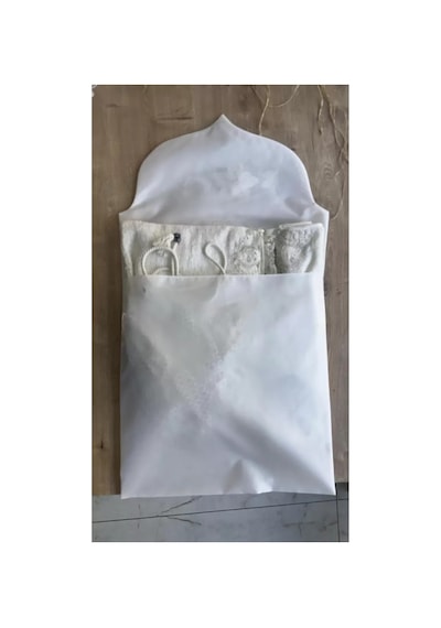 Fransız Güpürlü Zarf Bohça Nişan Söz Saten Bohça Lüks 3 Boyutlu Çeyizlik Bohça 50x50 Cm 1 Adet Bzckh791 Çok Renkli