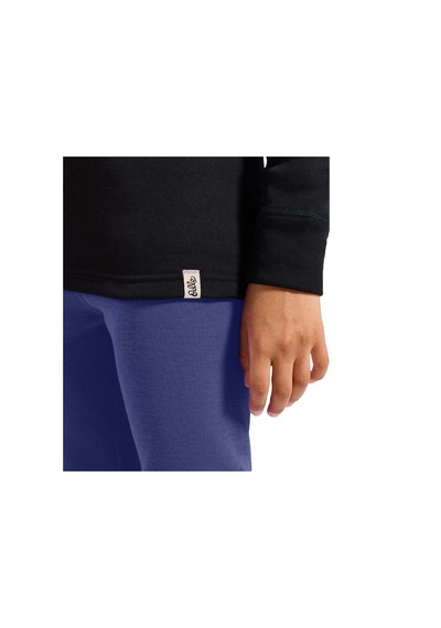 Odlo Odlo Active Warm Kids Bl Top Crew Neck L/s Unisex Çocuk Siyah Içlik Üst 6000 Siyah