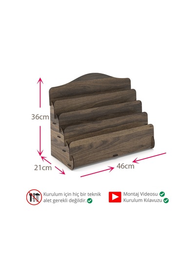 Mini Lucky 4 Raflı Ahşap Masaüstü Mini Kitaplık Montessori Çocuk Kitaplığı Çocuk Odası Kitaplık Ceviz - 570907565 Ceviz Mini Lucky 4 Raflı Ahşap Masaüstü Mini Kitaplık Montessori Çocuk Kitaplığı Çocuk Odası Kitaplık Ceviz - 570907565 Ceviz
