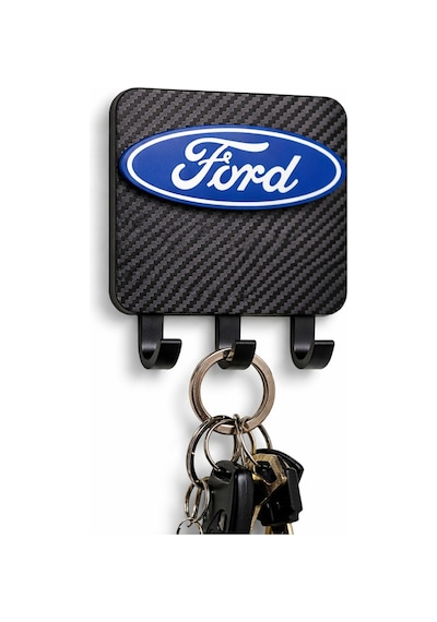 Ford Logolu Anahtar Askılığı Duvar Tipi Anahtarlık Askısı 96x77mm
