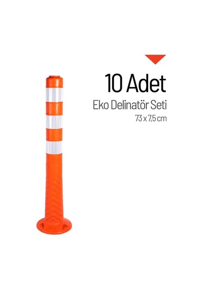 10'lu Delinatör 73 X 7,5 Cm Eko, Esnek Duba-3317