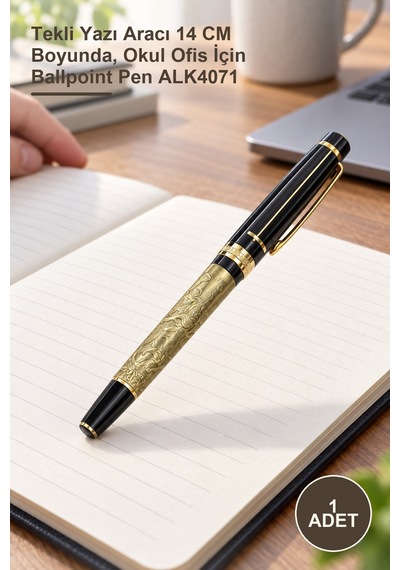 1 Adet Tükenmez Kalem Tekli Yazı Aracı 14 Cm Boyunda, Okul Ofis İçin Ballpoint Pen Alk4071
