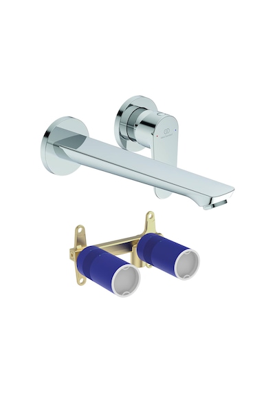 Cerafine O Ankastre Lavabo Bataryası-chrome-kıt2 +ankastre Lavabo Bataryası Iç Set-kıt1-2 Parça Is.35.05.01.01 Krom