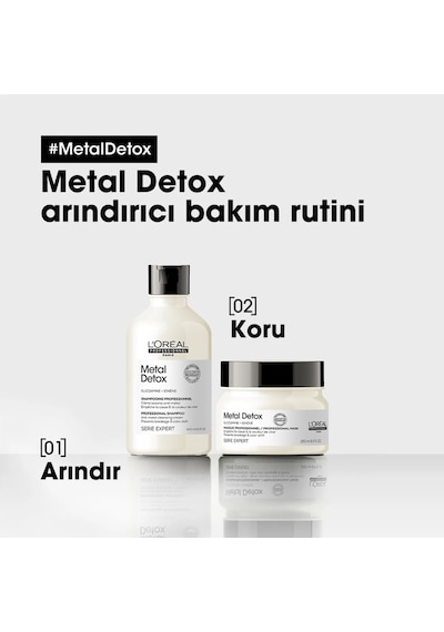 Loreal Professionnel Metal İşlem Görmüş ve Yıpranmış Saçlar İçin Metal Karşıtı Koruyucu Maske 250 ML