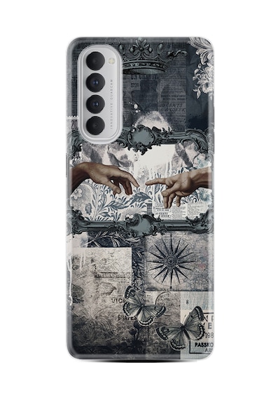 Oppo Reno 4 Pro Kılıf Hayat Serisi Desenli Kesişen Eller-ürün Kodu 2011