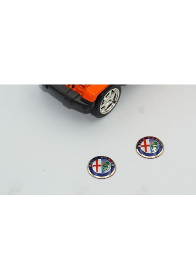 Alfa Romeo Oto Anahtar 3M Metal Alaşım Logo 2Li Set (262918622)
