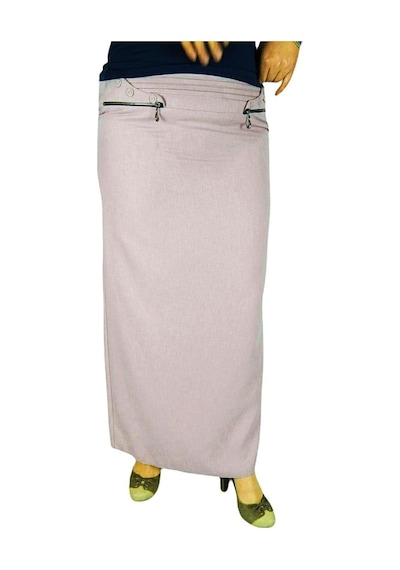 Kadın Pembe Uzun Etek Mnls87003