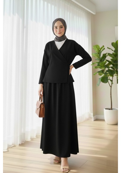 Unika Boutique Etekli İkili Takım Siyah