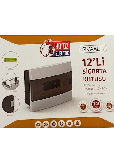 Horoz 12 Li Sıva Altı Sigorta Kutusu