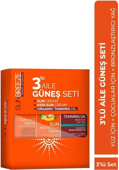 Sun Breeze 3'lü Aile Güneş Seti