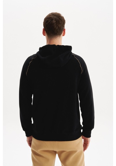 AR-MA Arma Erkek Örme Fleto Cepli Kapüşonlu Selanik Sweatshirt Regular Fit, Pamuk Polyester K30324698402 Siyah AR-MA Arma Erkek Örme Fleto Cepli Kapüşonlu Selanik Sweatshirt Regular Fit, Pamuk Polyester K30324698402 Siyah