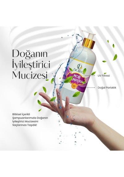Dorsy Mor Şampuan 500 ML