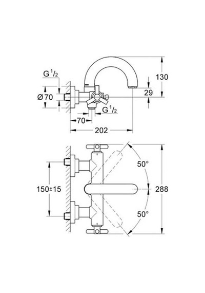 Grohe Grohe Atrio Ypsilon Banyo Bataryası - 25010000