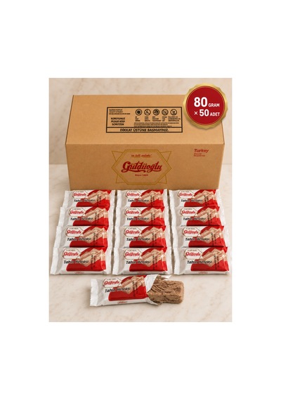 Tahin Helvası 80 Gr 50'li Paket Piknik Kahvaltılık Mini Helva