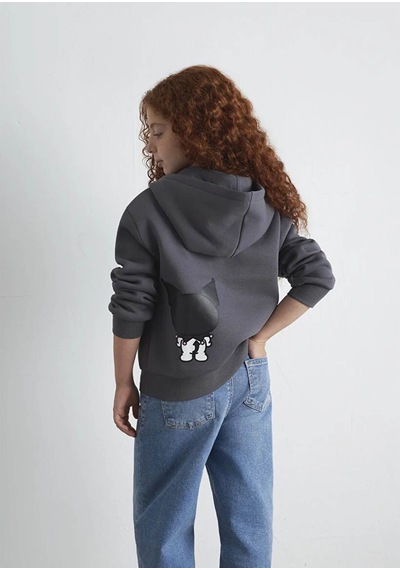 Mavi Loose Fit Gri Kız Çocuk Sweatshirt M7s10167-85309 Gri