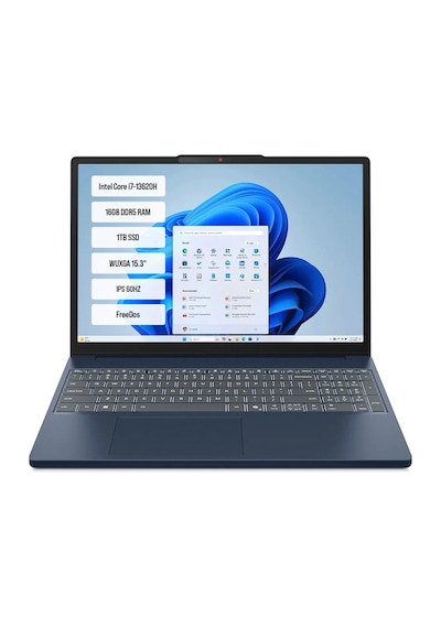 Lenovo Ideapad Slim 3 15IRH10 83K10061TR i7-13620H 16 GB 1 TB SSD 15.3" Dos Dizüstü Bilgisayar